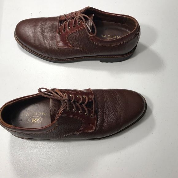 Neil M Men\'s Brown Leather Shoes Size 10.5 SB-2 main image 4